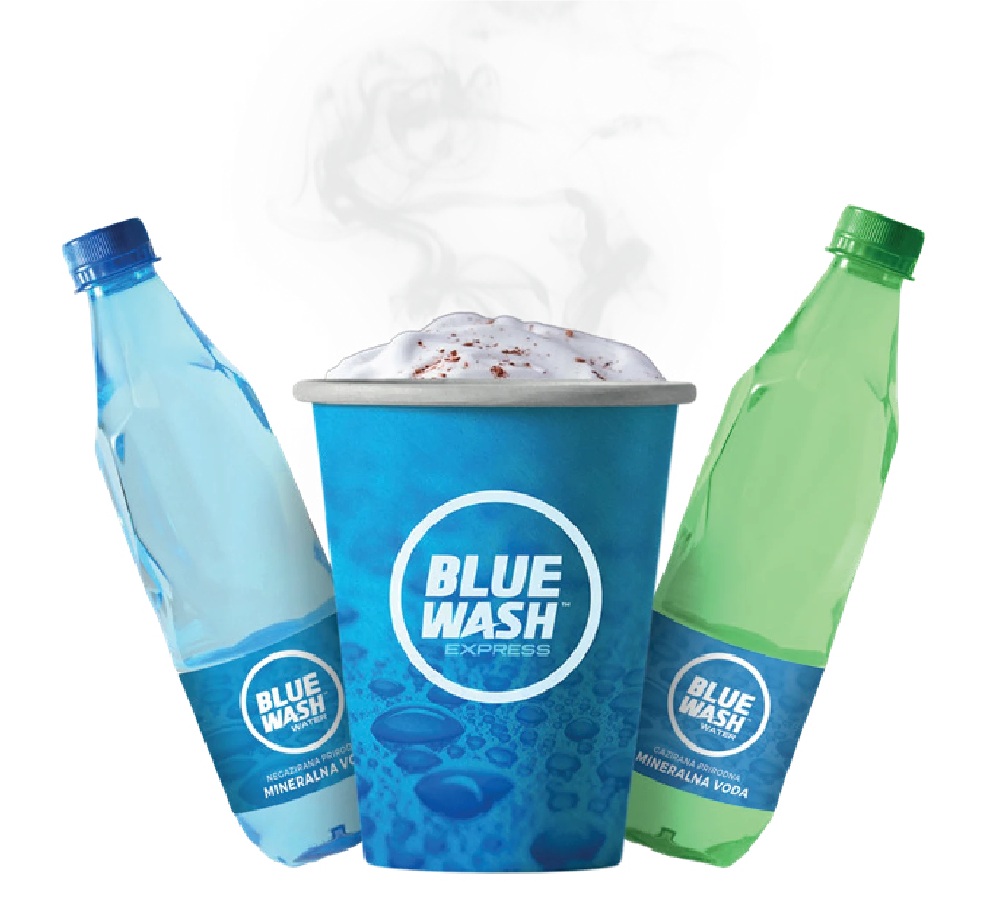Bluewash Drive Caffe — kafa i osvežavajući napici dok čekate pranje vozila